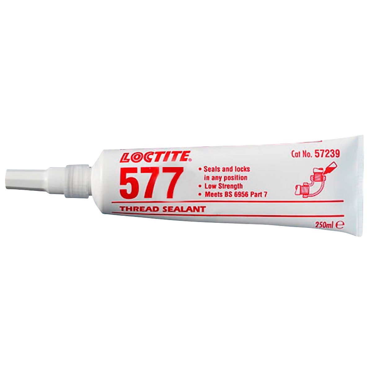 Loctite Tætning 577 Gas/olie/vvs - 250 ml