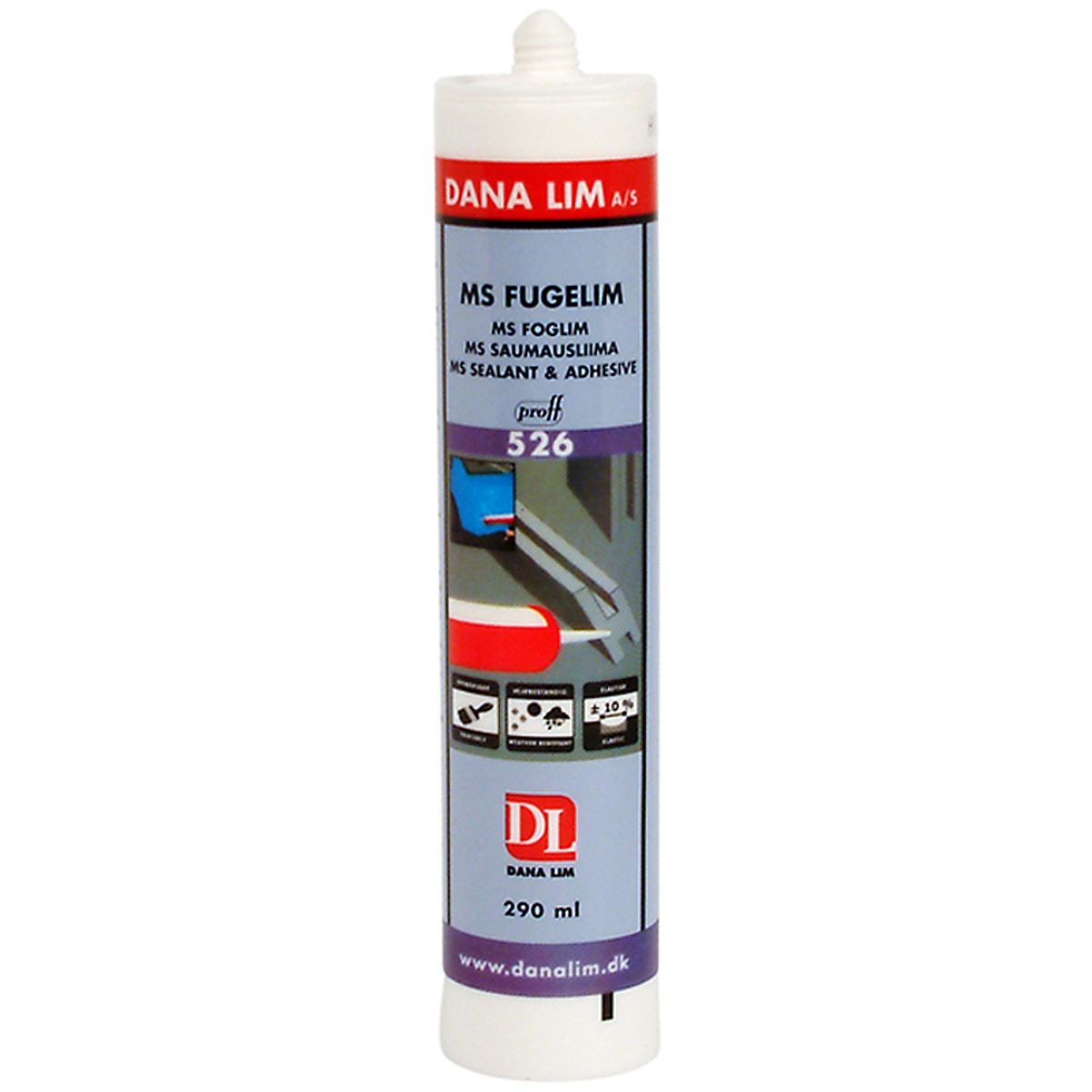 Dana Lim MS fugelim 526 sort - 290 ml