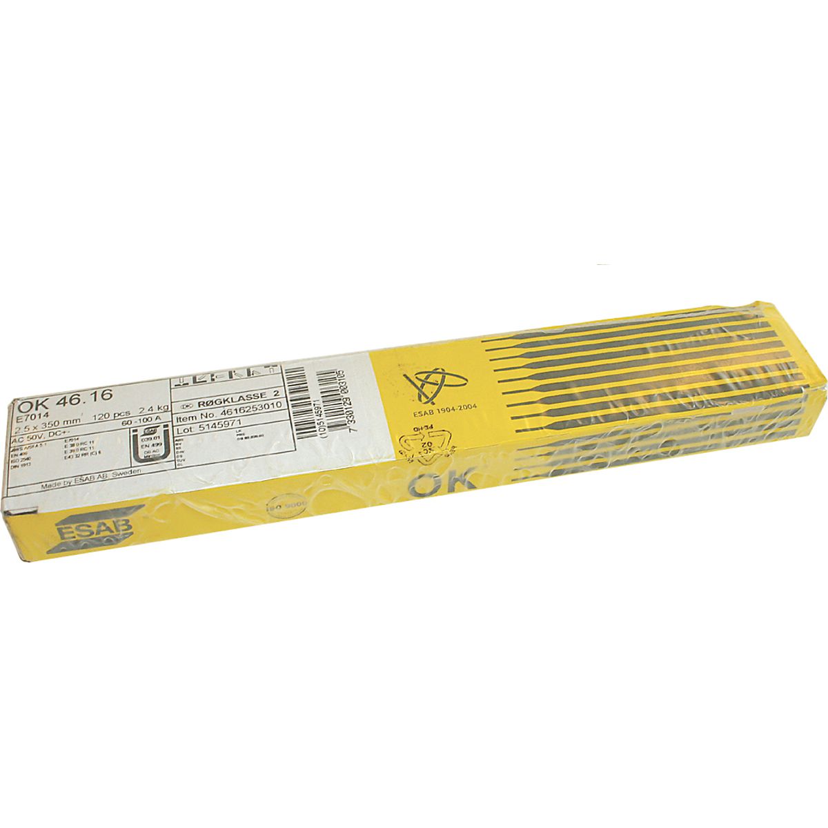 ESAB Elektrode 2,50x350 mm Ok 46.16 - 2,4/14,4 kg.