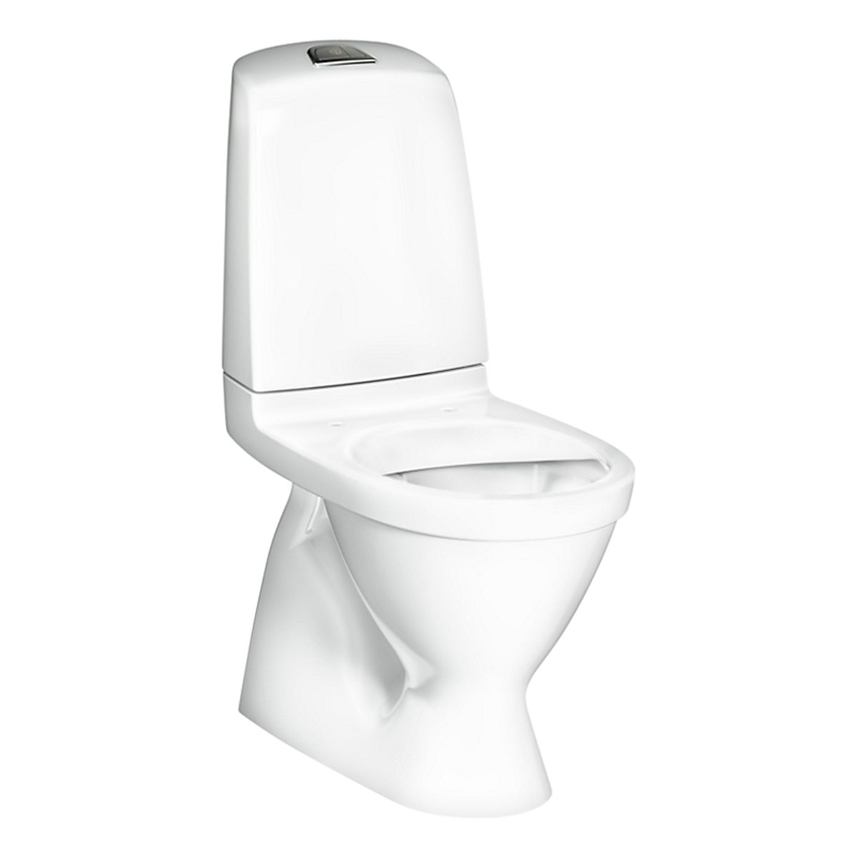 Gustavsberg Nautic toilet 1500 til limning med Ceramic Plus. S-lås