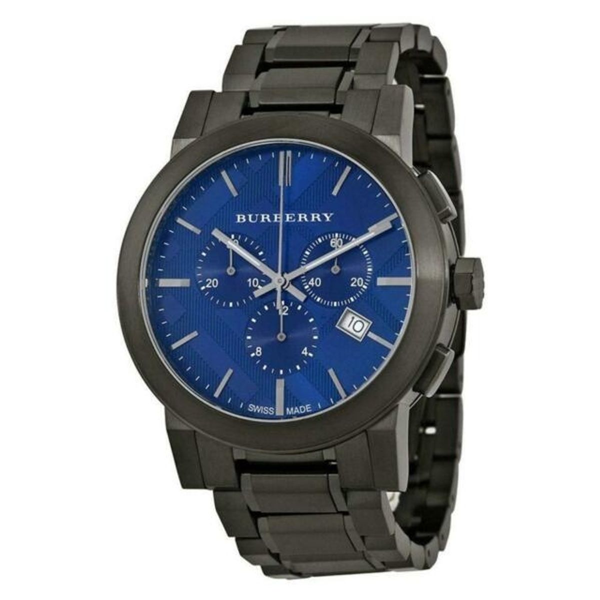 BURBERRY "The City" Black Ion Chronograph Herreur BU9365