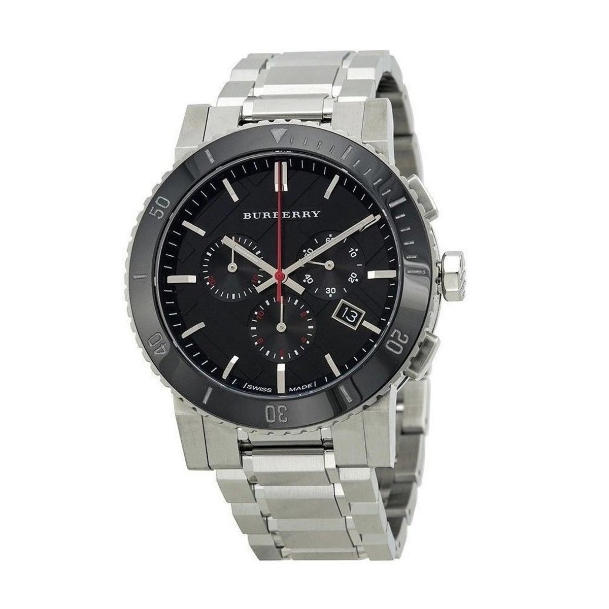 BURBERRY Chronograph Sport Steel Herreur BU9380