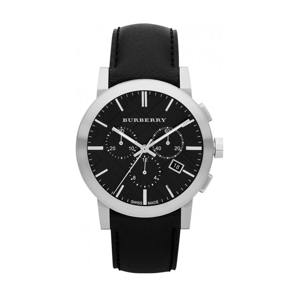 BURBERRY Chronograph Black Dial Herreur BU9356