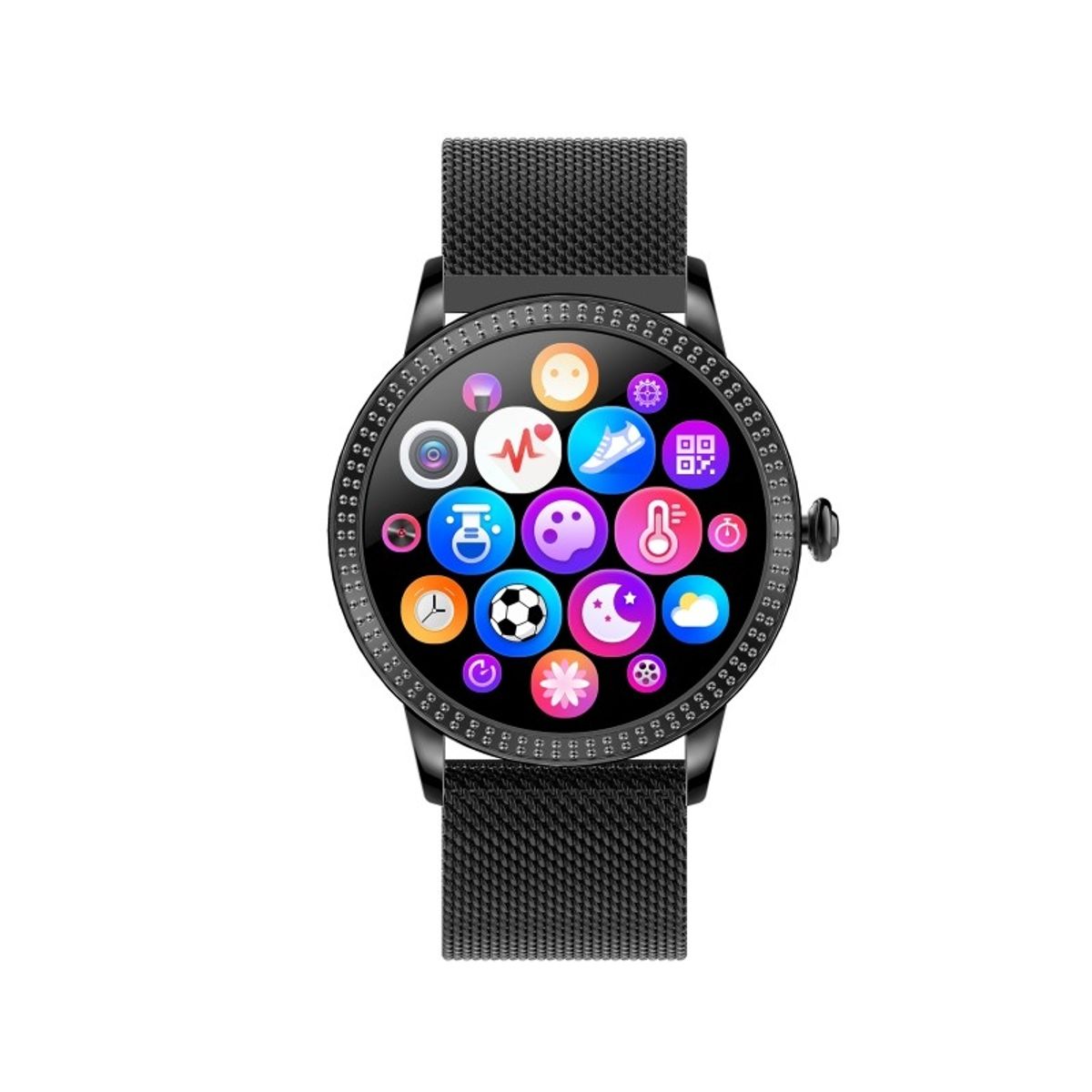 DCU Smartwatch Jewel Black Dameur