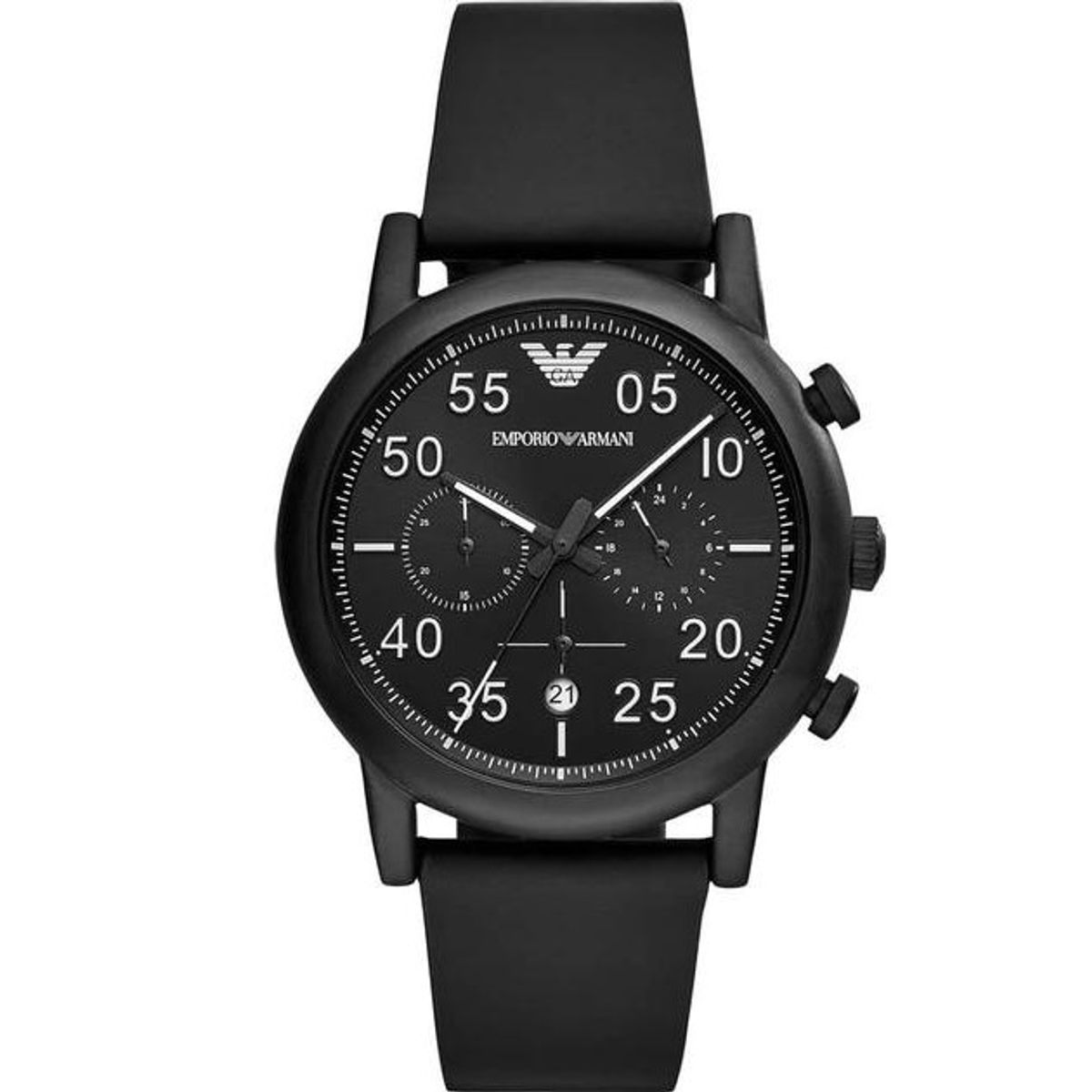 Emporio Armani Luigi Chronograph Black Herreur AR11133