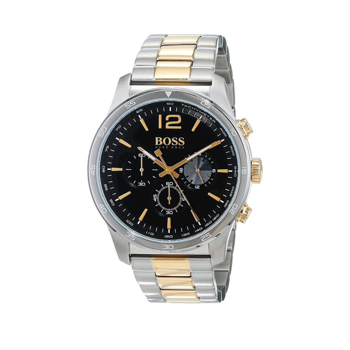 HUGO BOSS Chronograph Black/Gold Herreur HB1513529