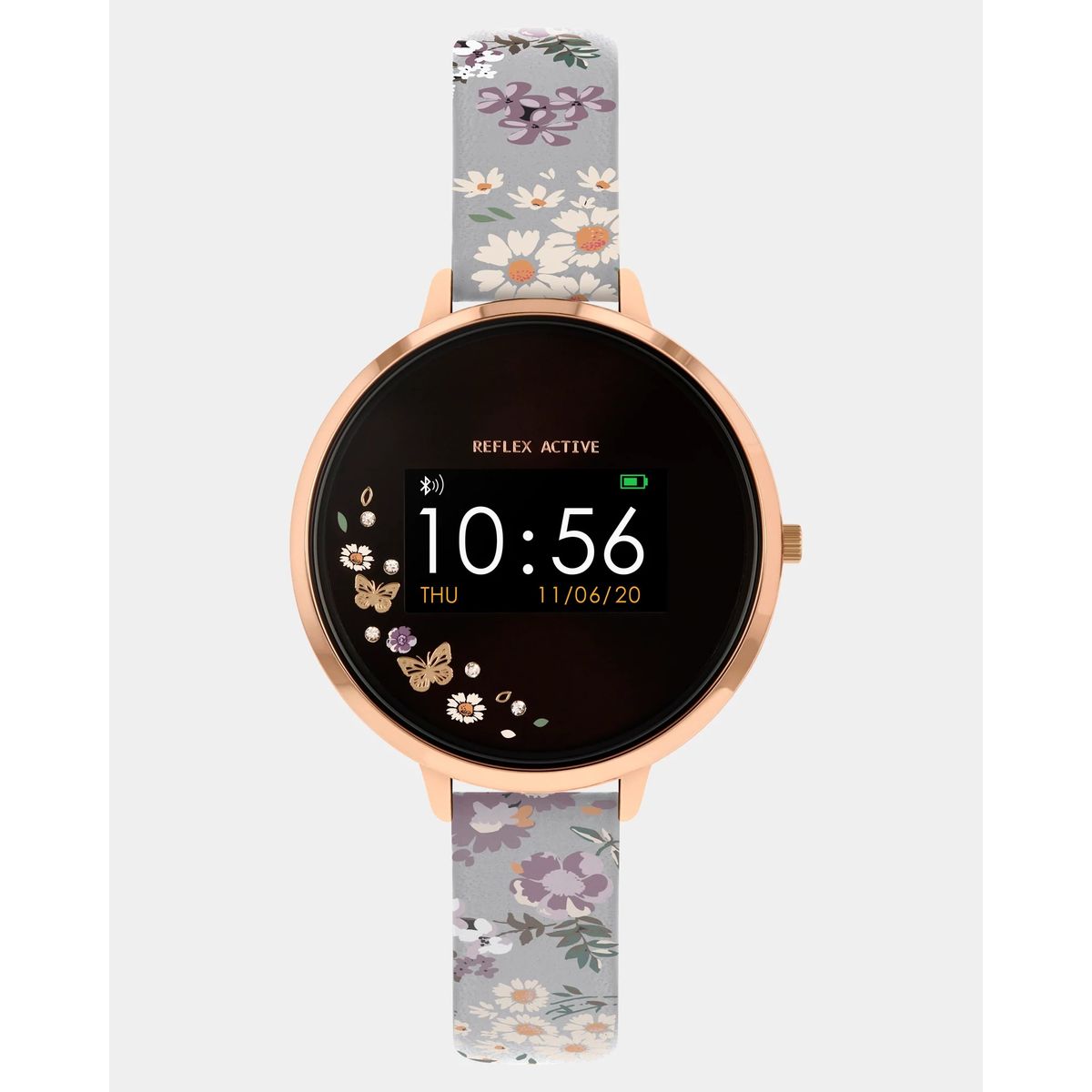 REFLEX Active Smartwatch Rosegold Flower Dameur