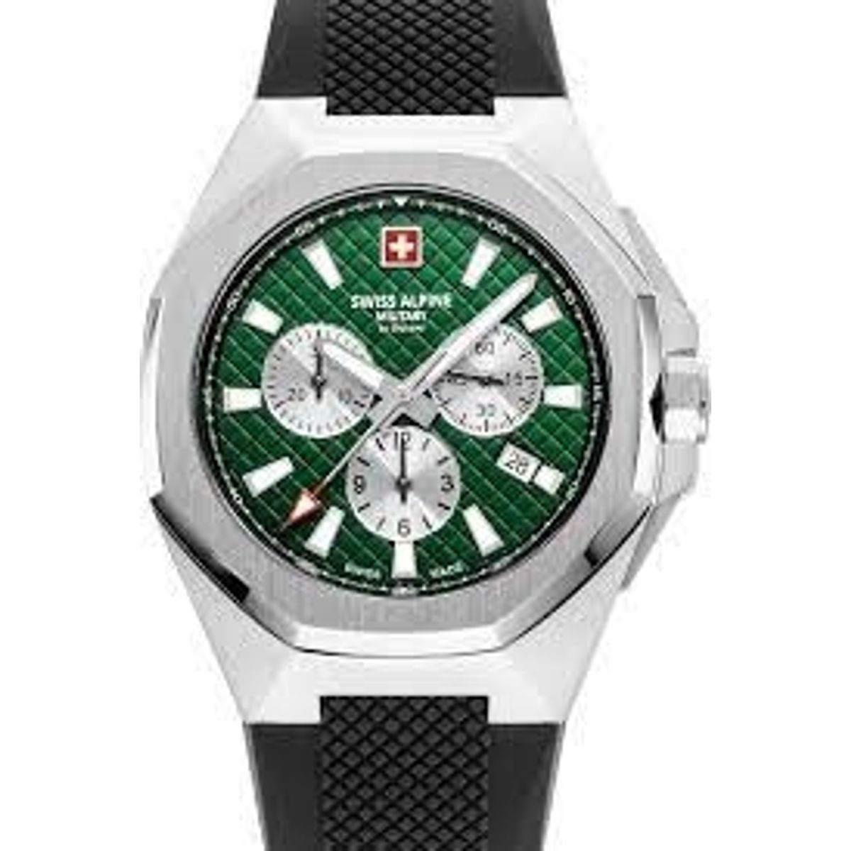 Swiss Alpine Military Typhoon Chronograph Green Herreur