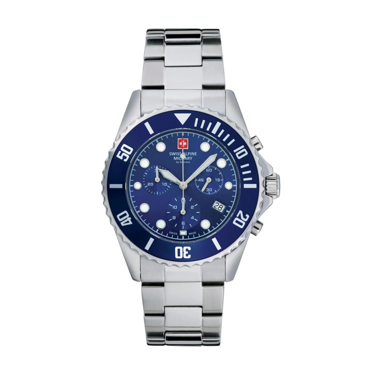 Swiss Alpine Military Master Diver Blue Herreur