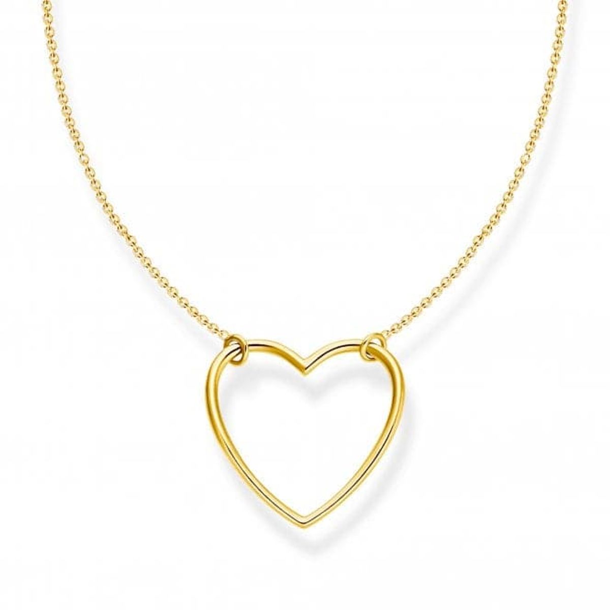 Thomas Sabo Heart Guld halskæde 45cm