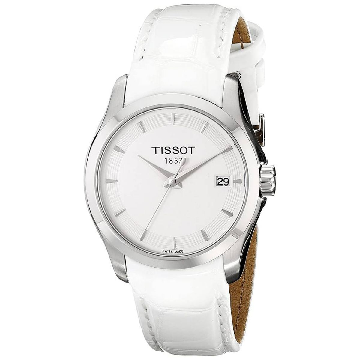 TISSOT Couturier Quartz Hvid Dameur