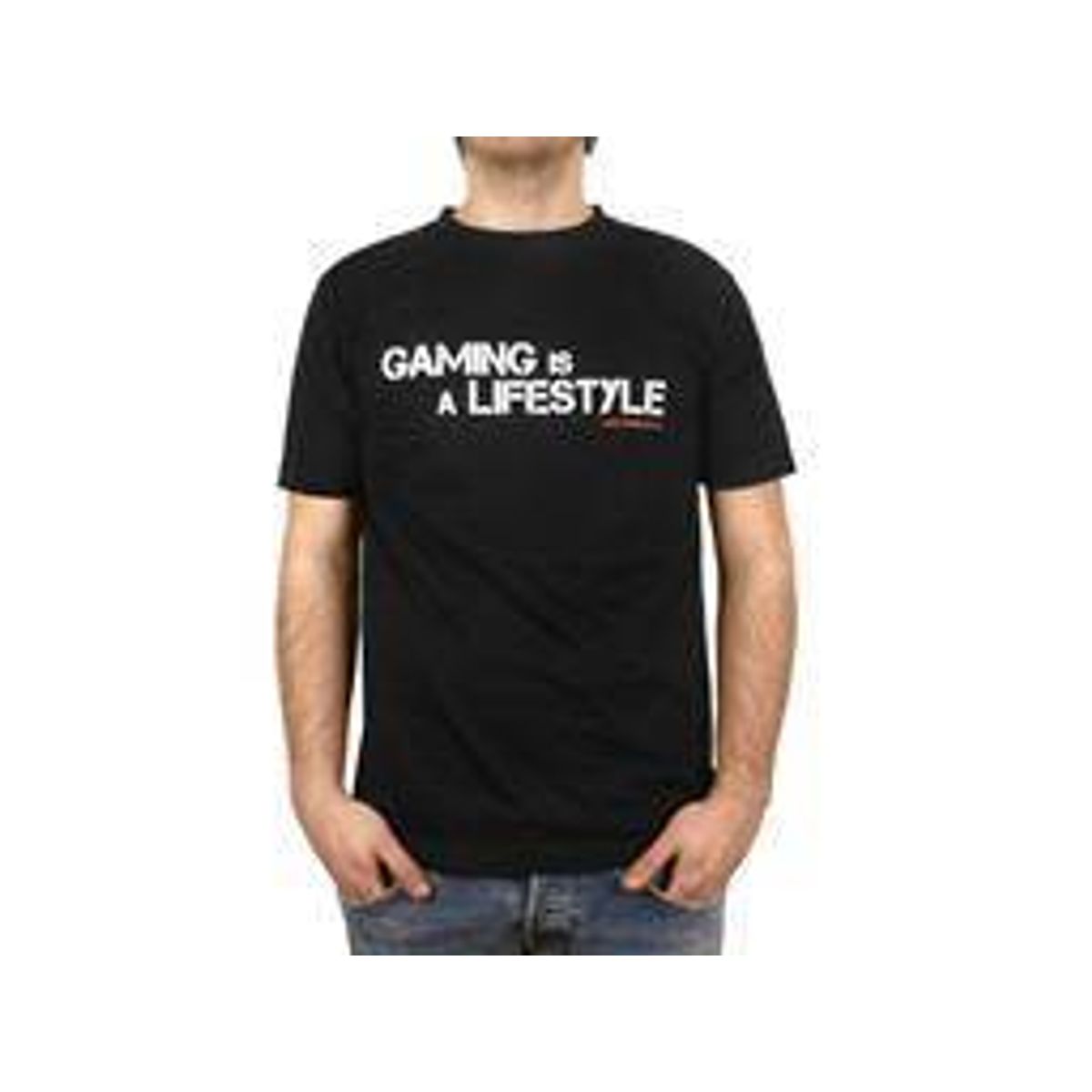 Gaming is a lifestyle T-shirt Sort (S)