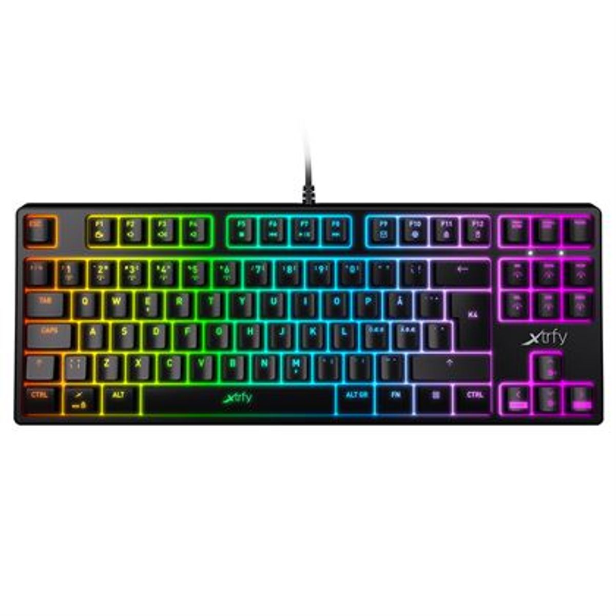 Xtrfy K4 RGB TKL Mechanical Gaming Keyboard - Black