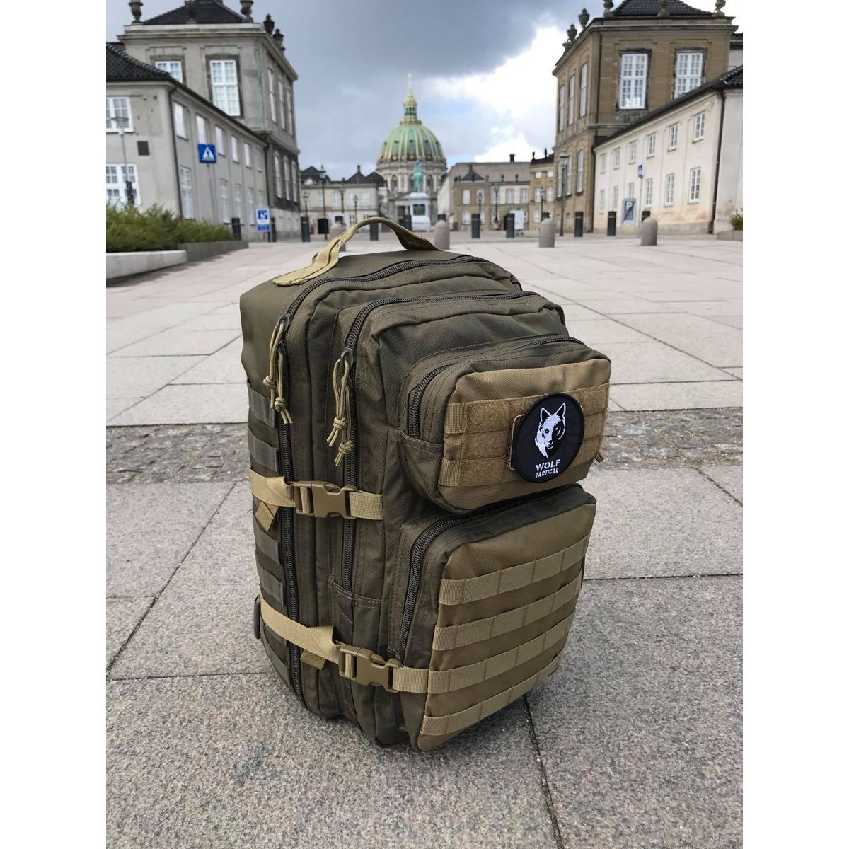 Sportstaske rygsæk | US ASSAULT PACK LARGE RANGER GRØN/COYOTE - MIL-TEC