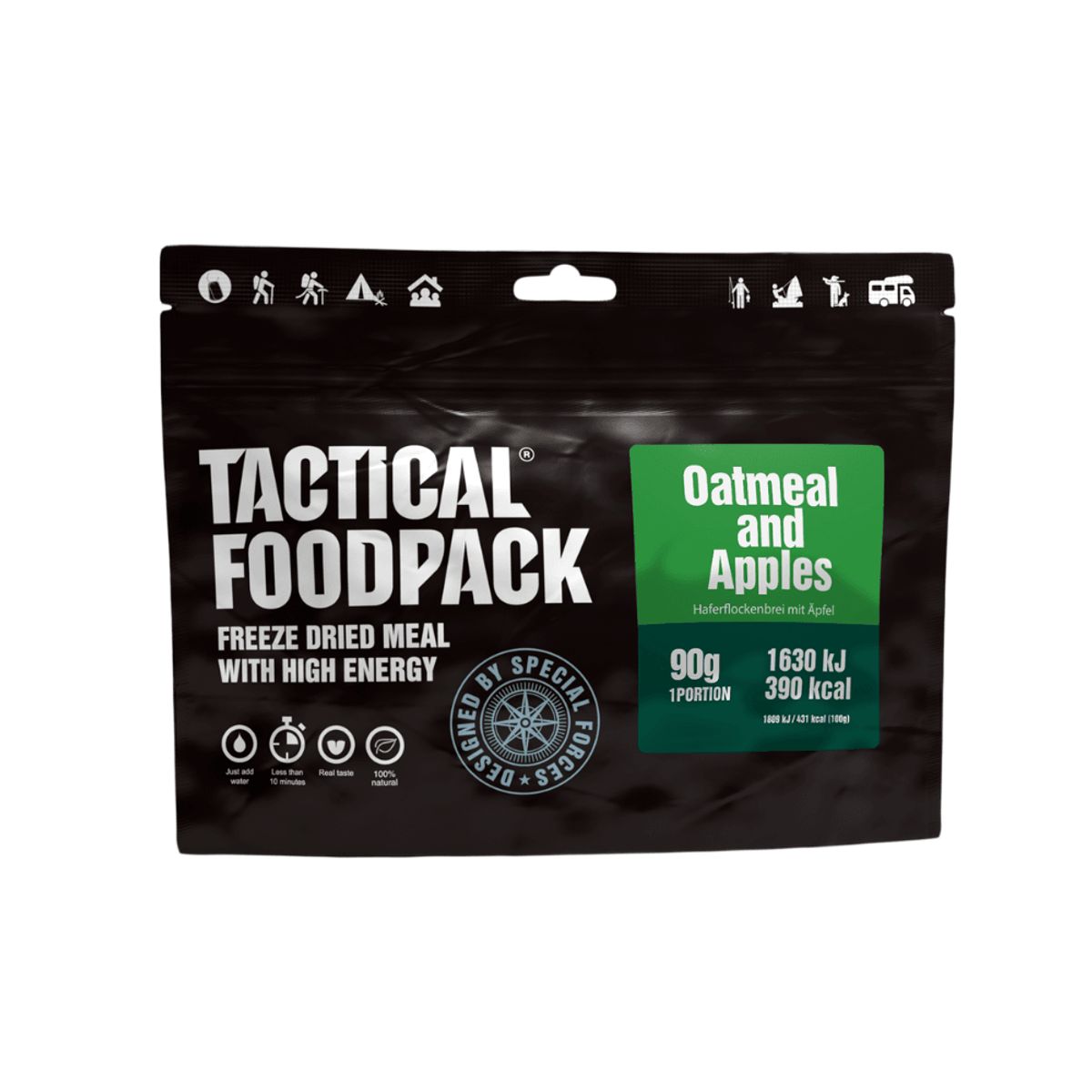 Frysetørret mad - Havregrød og æble - Tactical Foodpack®