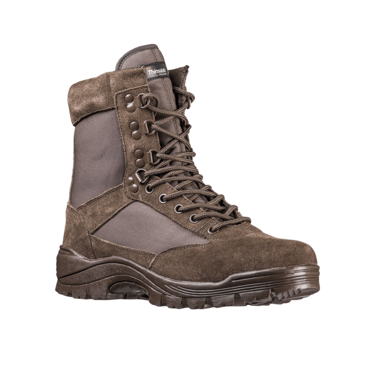 Brune vandrestøvler til mænd | Brown Tactical Boots W. YKK Zipper - Mil-Tec - 12