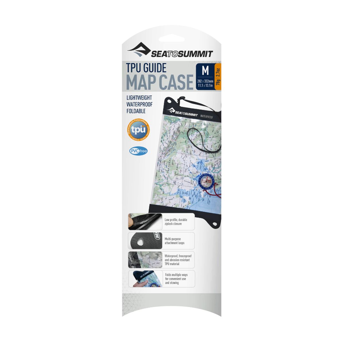 Kortlomme | Sea to Summit TPU Guide Map Case Medium Clear