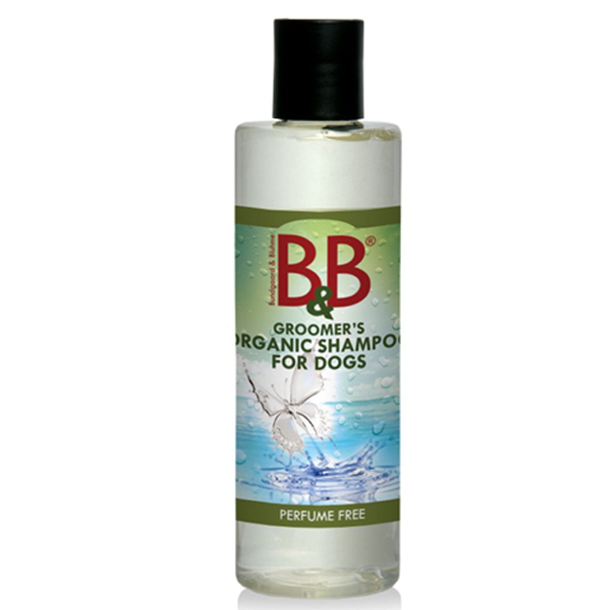 B&B Økologisk Hundeshampoo, Parfumefri - 750ml