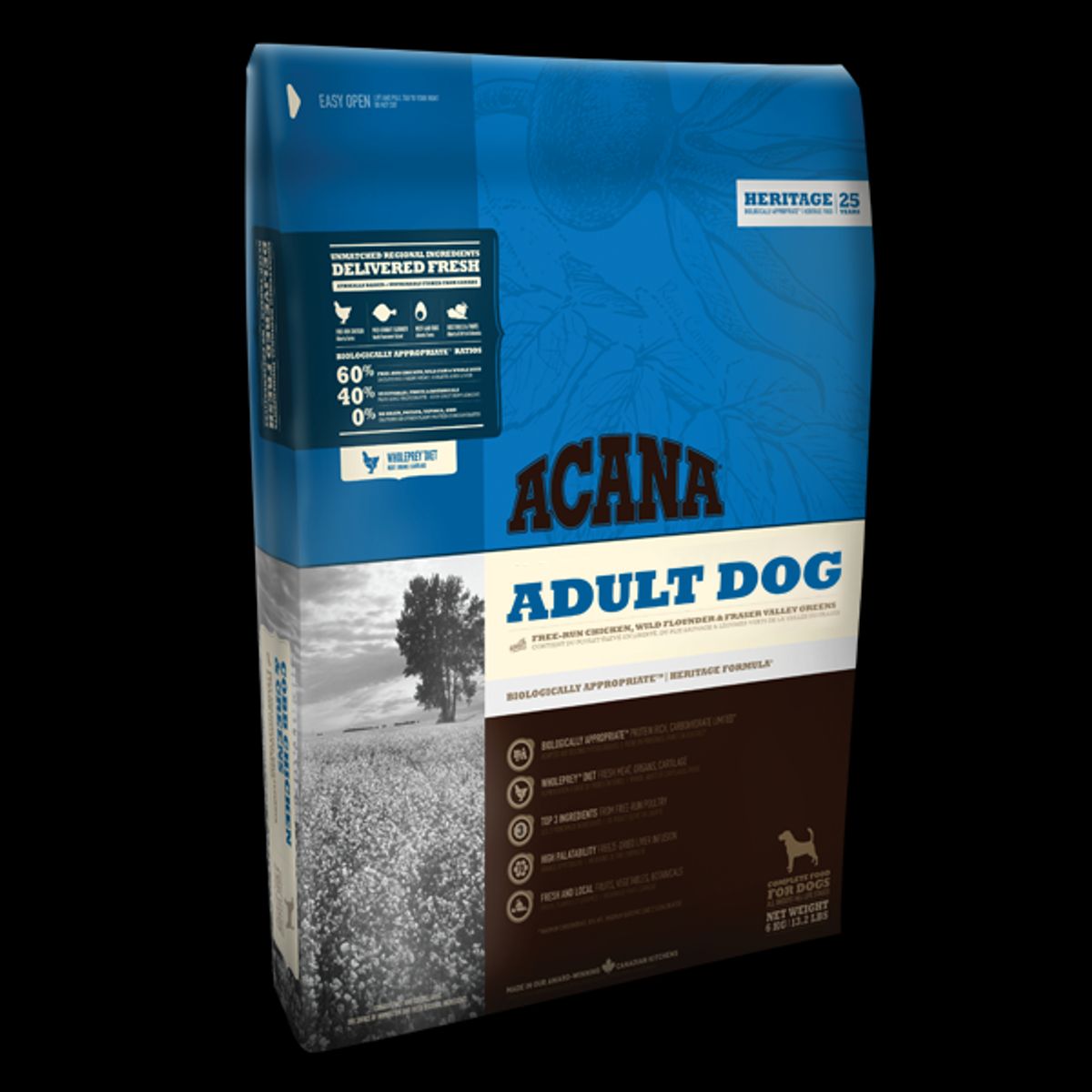 ACANA voksen hundefoder 11,4 kg