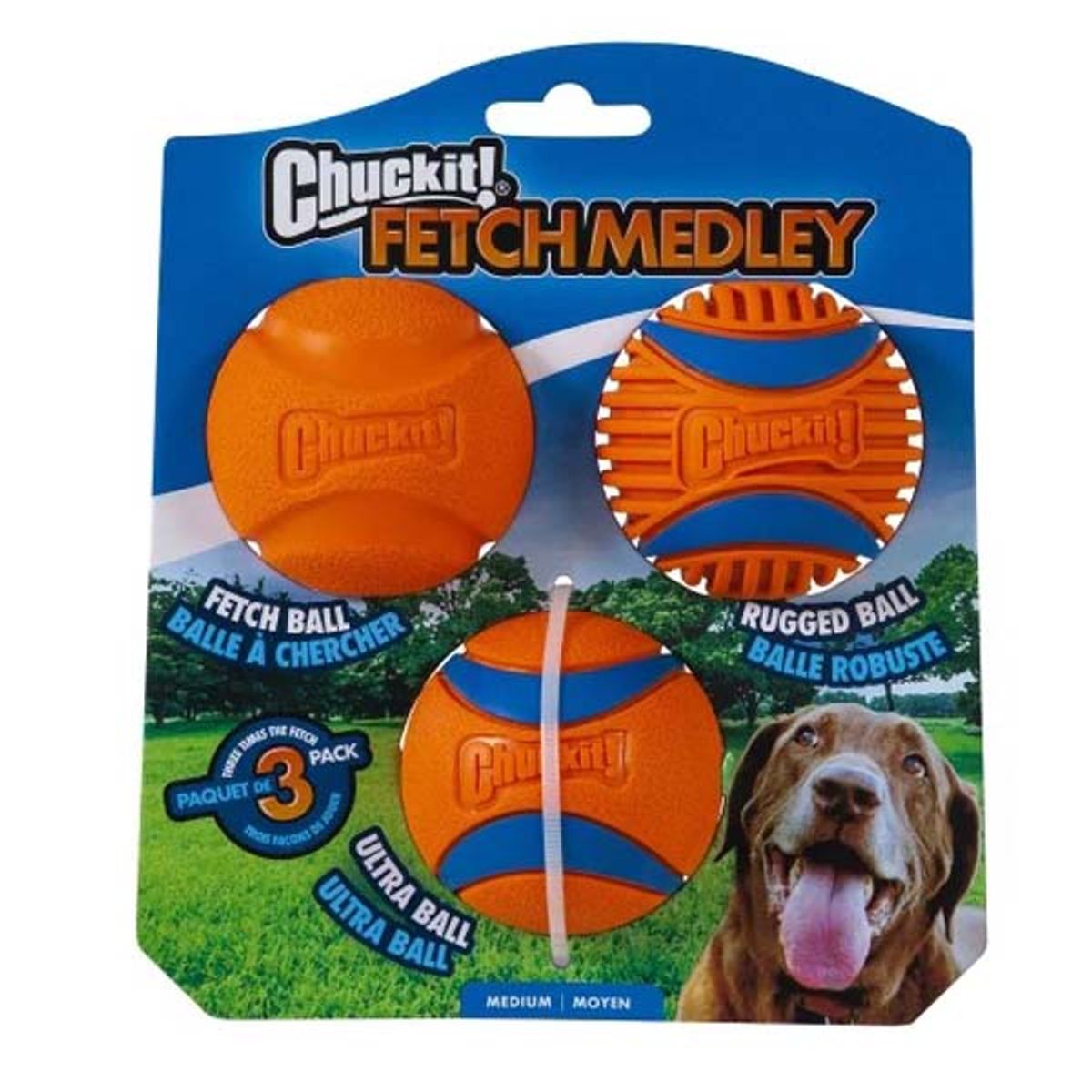 Chuckit Fetch Medley hundebolde