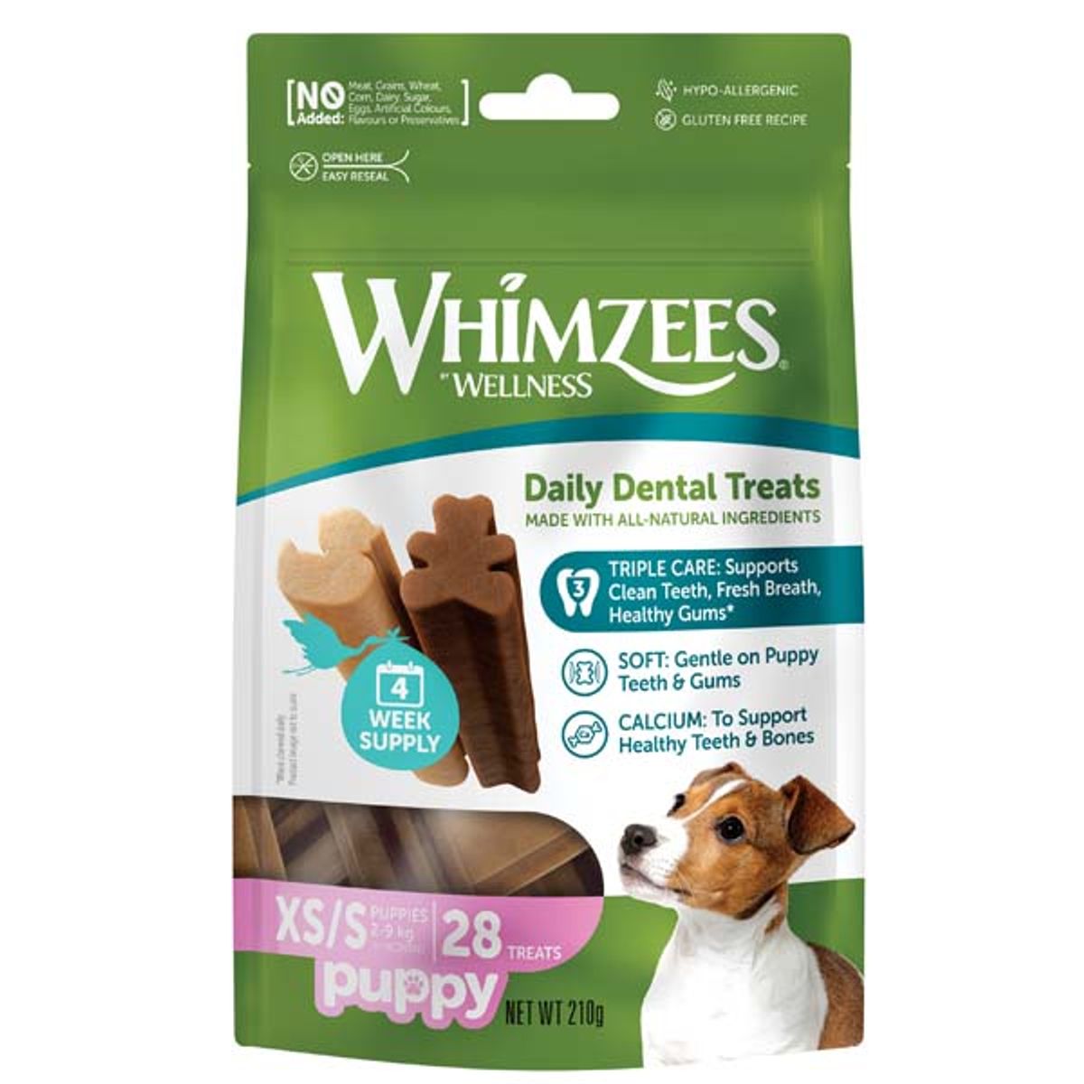 WHIMZEES tyggeben, Puppy XS/S 28 stk