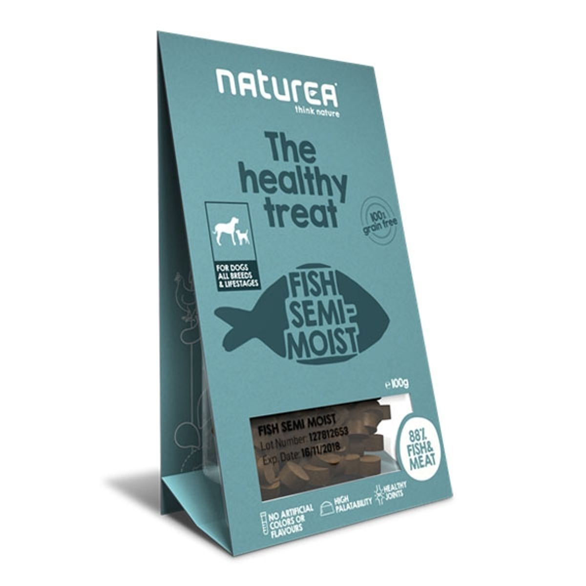 Naturea fiske hundegodbid 100g