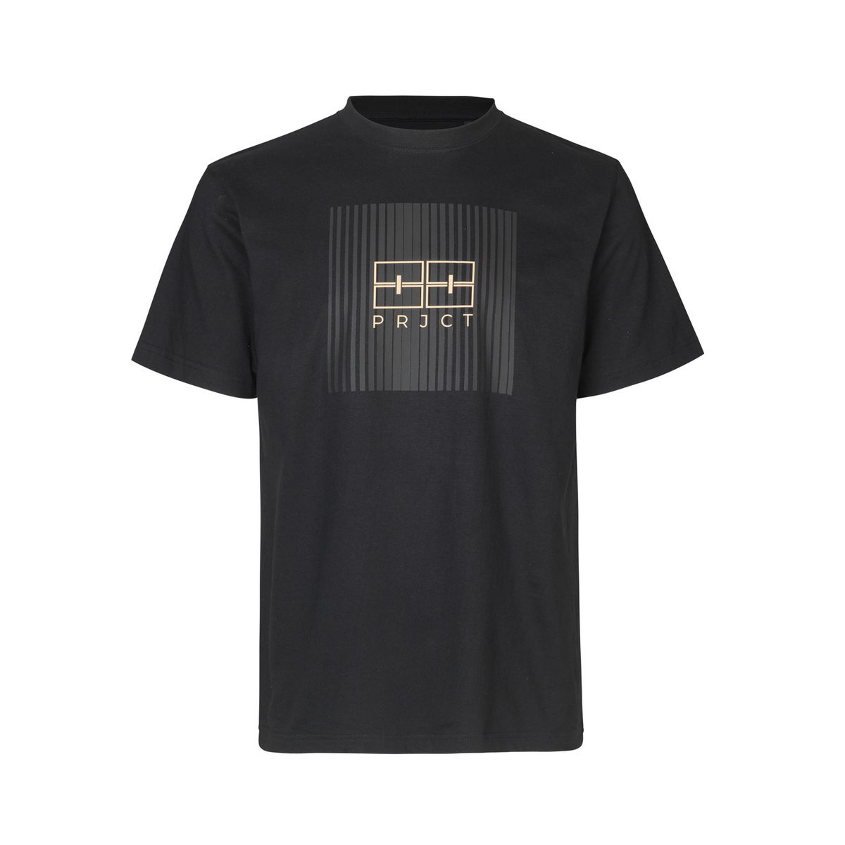 FOR LIVET BROR T-Shirt With Front Box Logo - Black