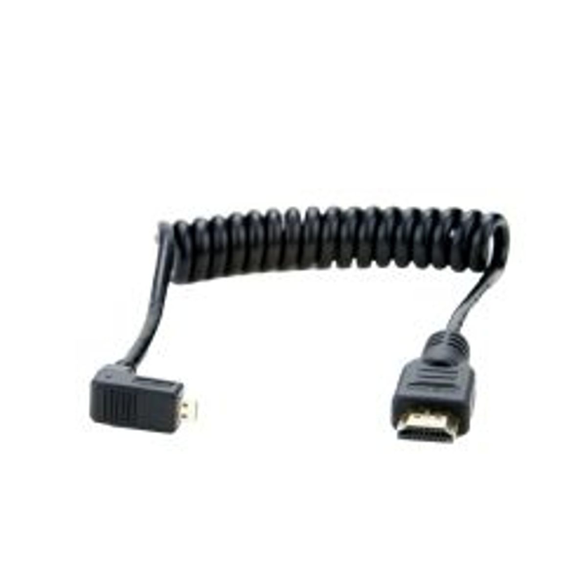 Atomos Coiled -Right angle Micro to Full HDMI 30cm - Ledning