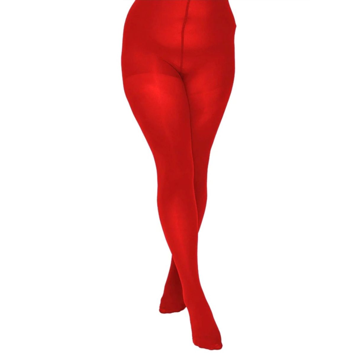 Red 90 Denier Curvy Super Stretch Strømpebukser