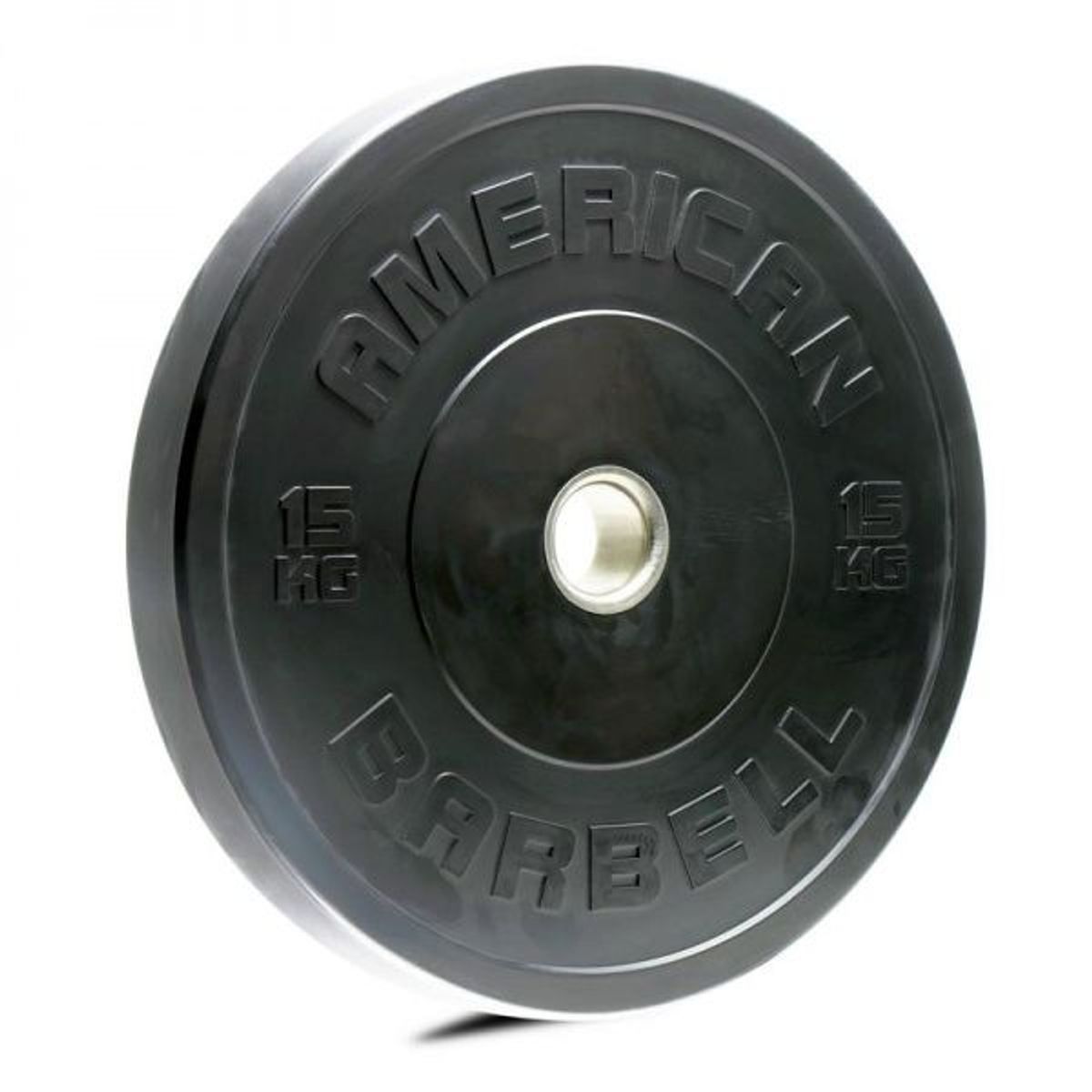 American Barbell Black Sport Bumper Plate 15 kg