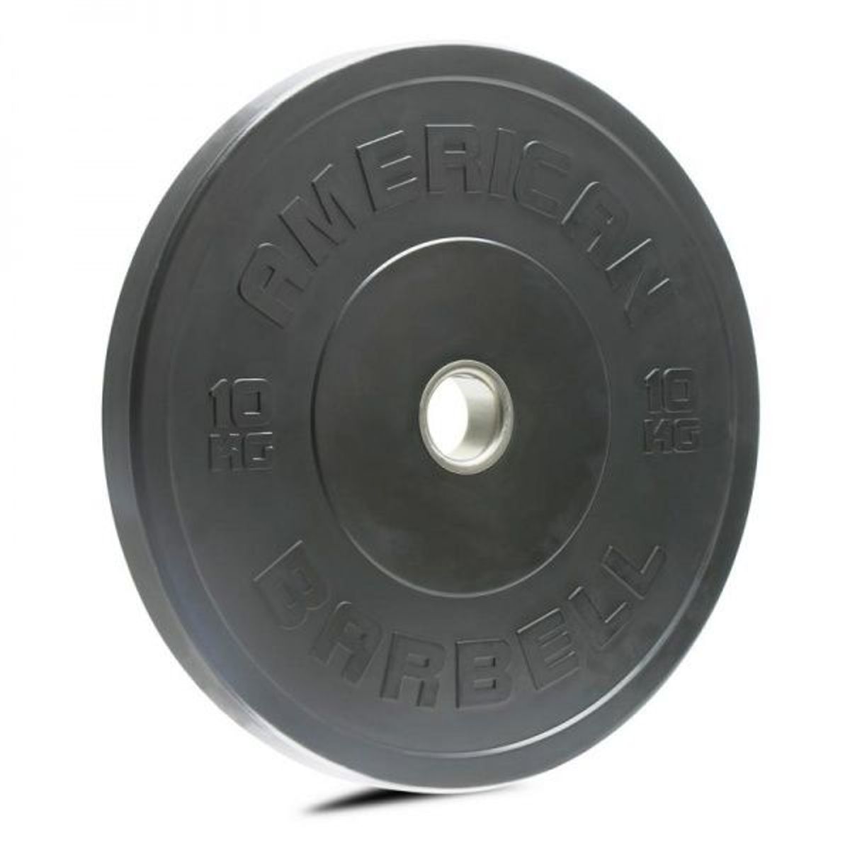 American Barbell Black Sport Bumper Plate 10 kg