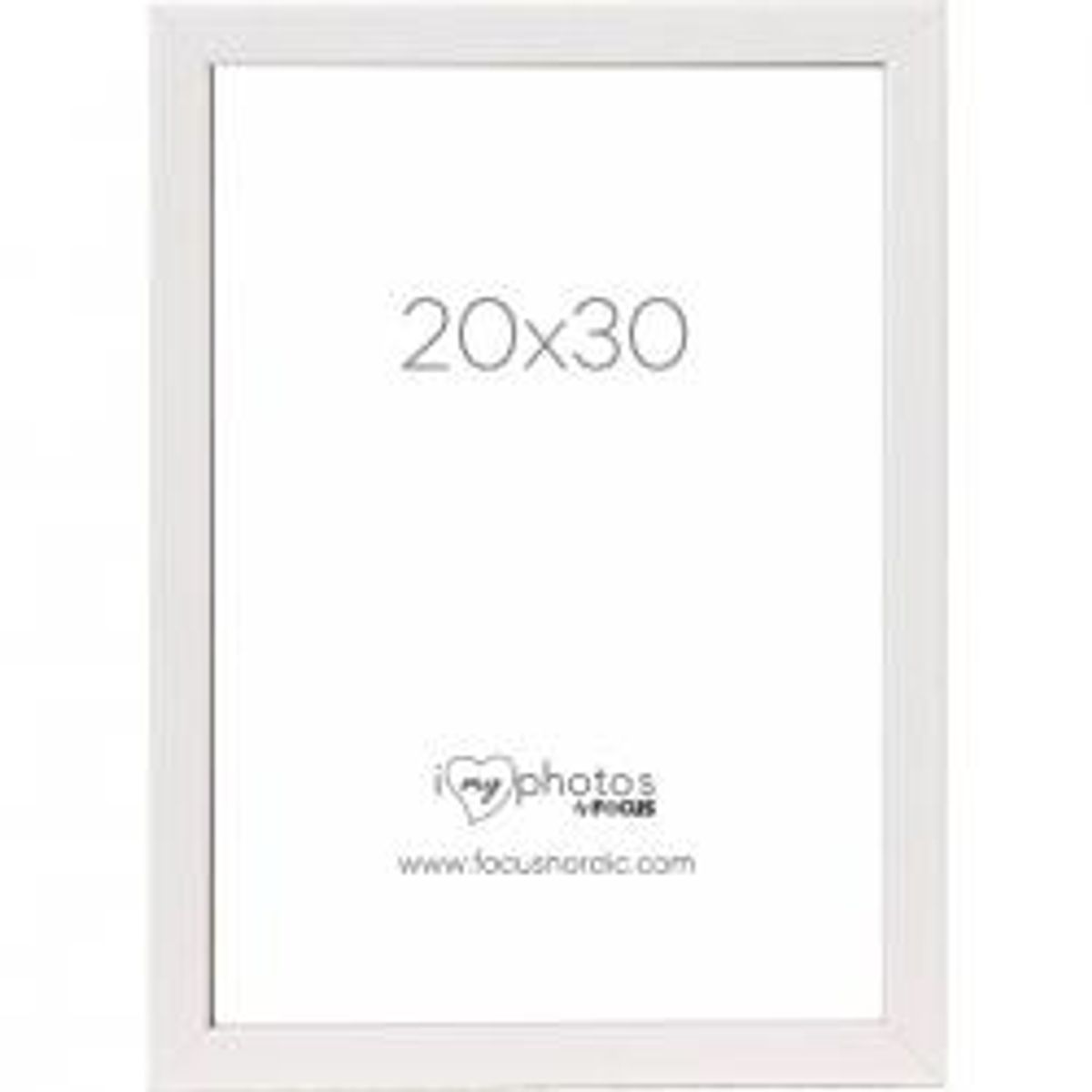 Focus Pop White 20x30 - Ramme