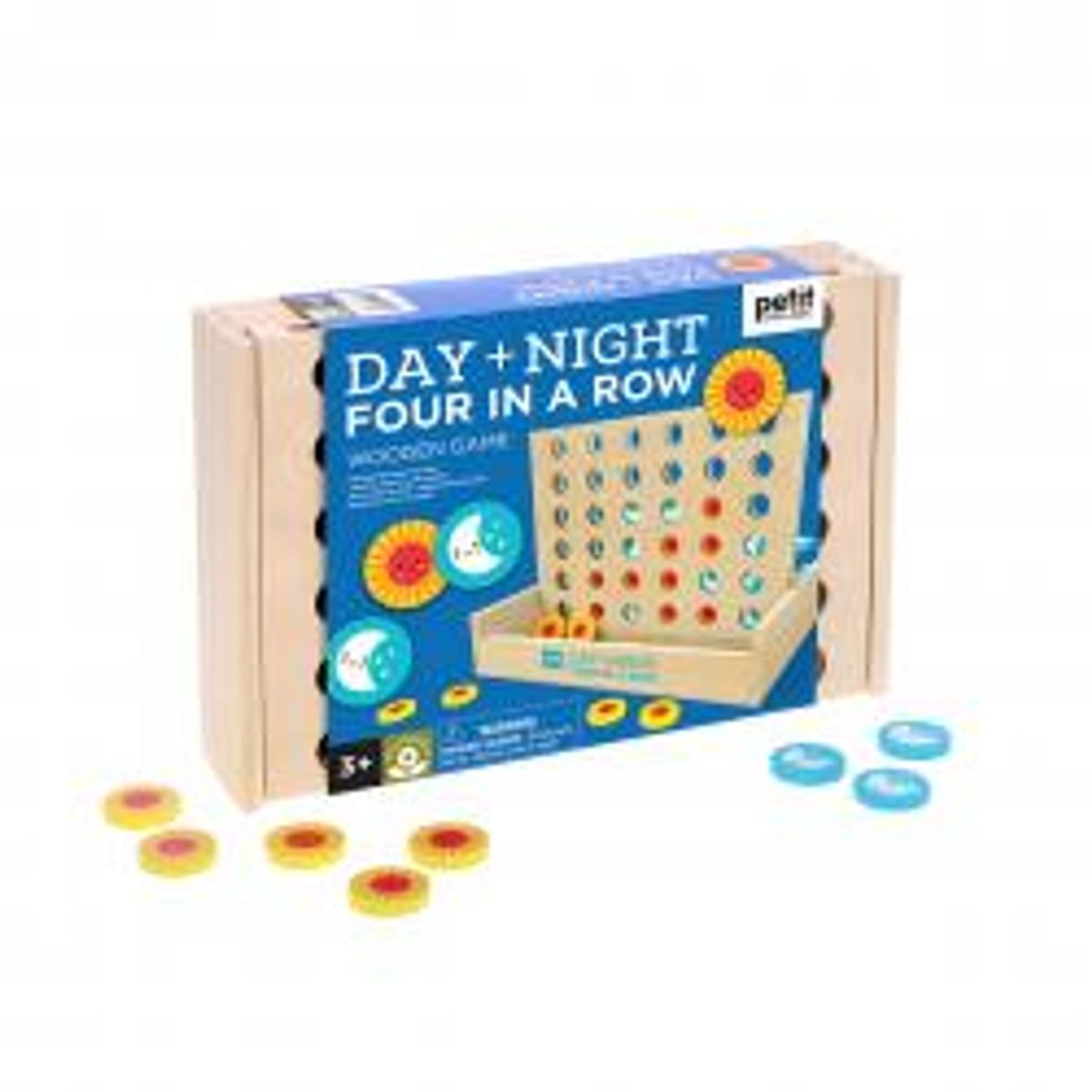 Petit Collage Wooden Game Day And Night - Spil