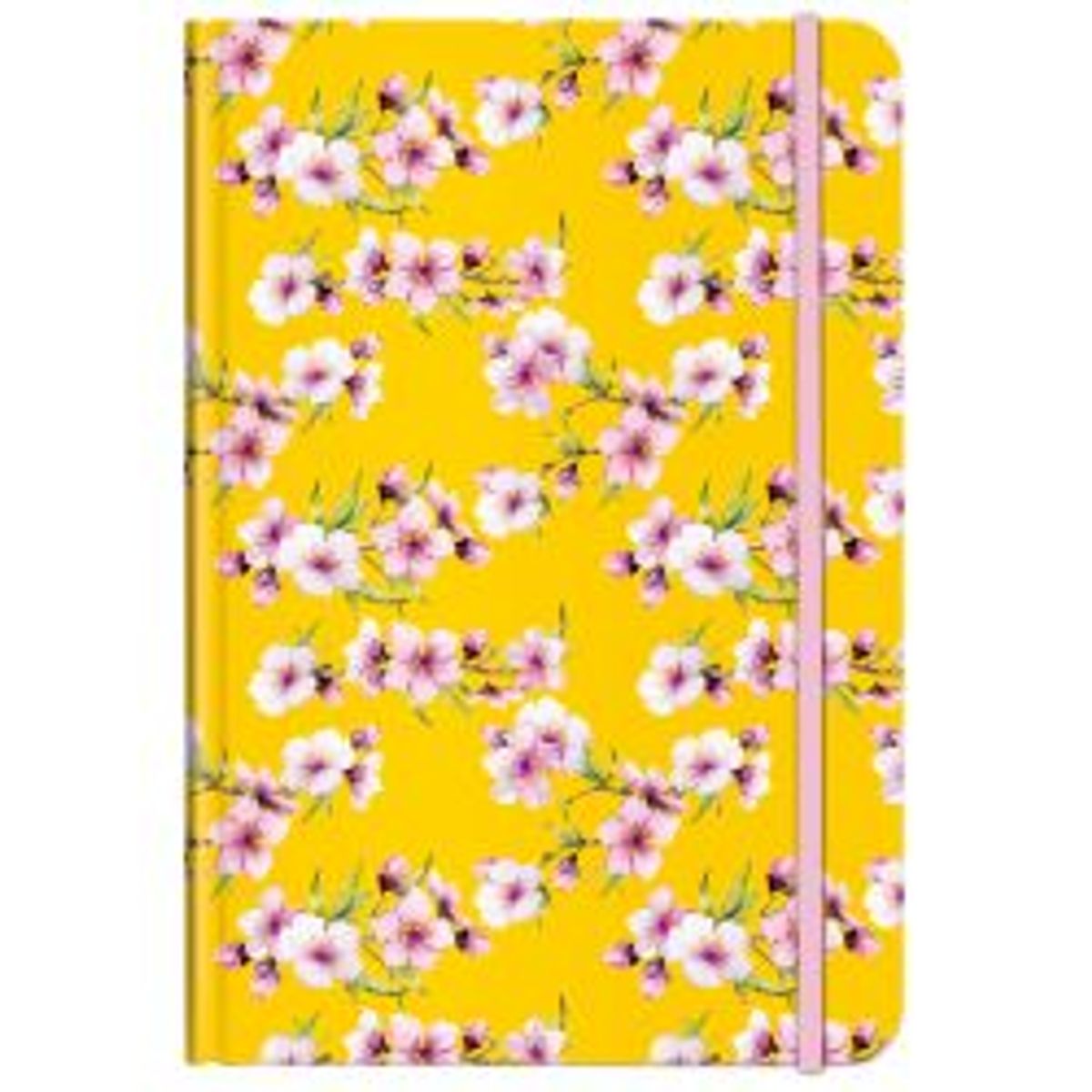 Cedon Notebook A5 Cherry Blossom Yellow - Notesbog