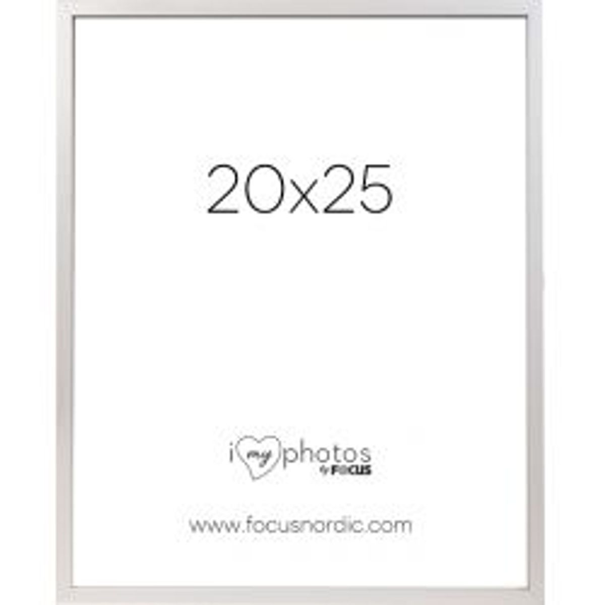 Focus Soul White 20x25 - Ramme