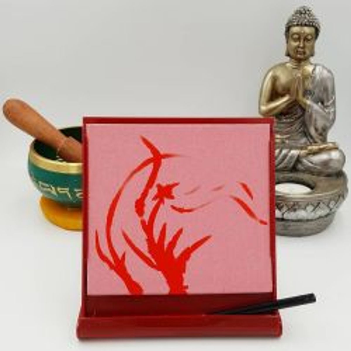 Mini Buddha Board Red - Skriveredskaber