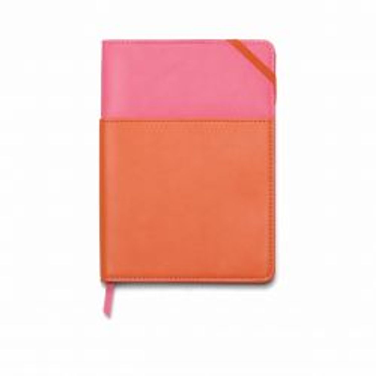 DesignWorks Ink Notebook With Pocket Pink & Chili - Notesbog