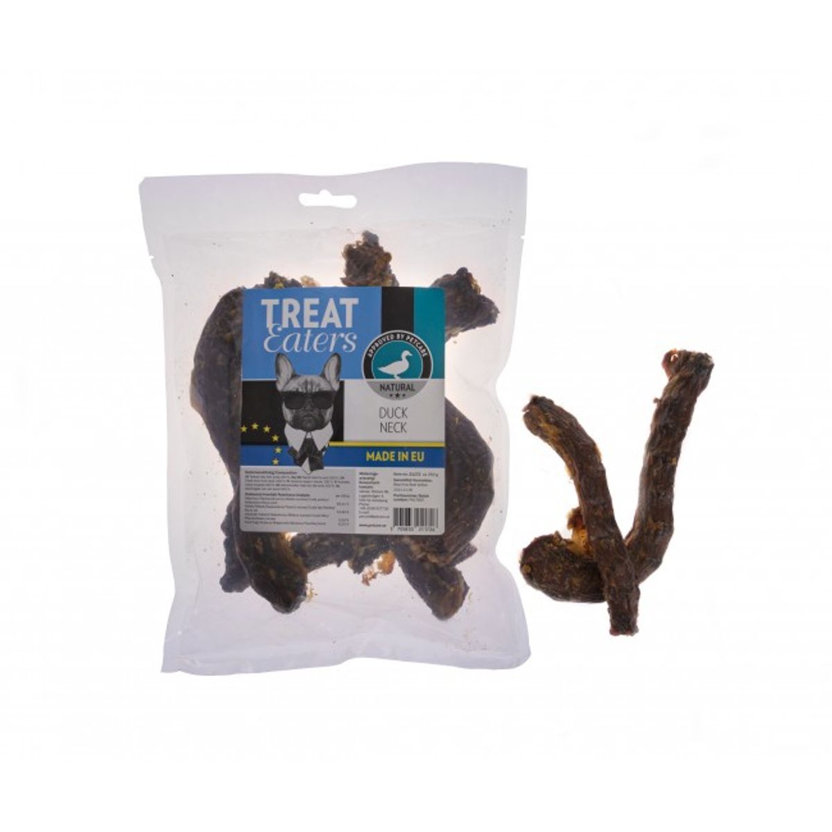 Treateaters Duck Neck, 250 g. Lavet i EU