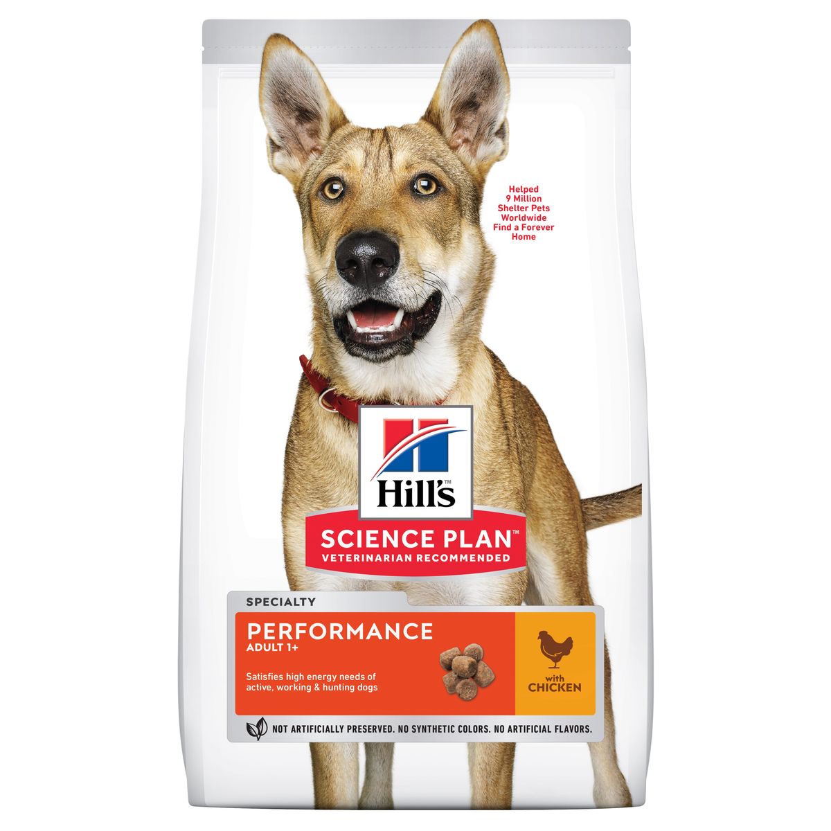 Hill's Science Plan&trade; Canine Adult Performance Chicken. 12kg.