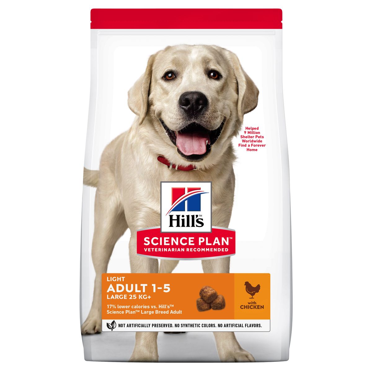 Hill's Science Plan&trade; Canine Adult Light. Large Breed. Chicken. 12kg.