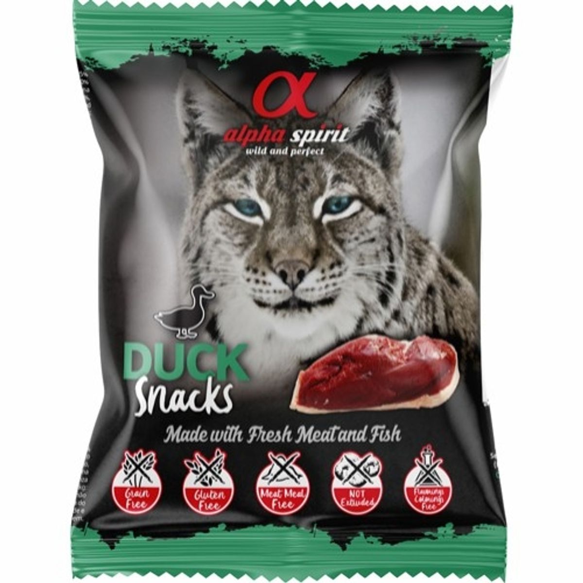 AlphaSpirit CAT bløde snack til katte. Indeholder IKKE korn. 50g.