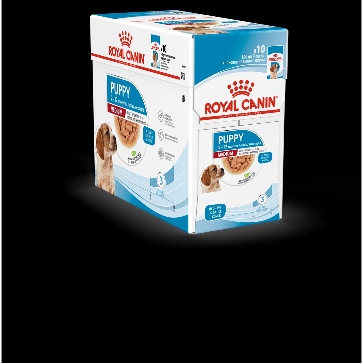 Royal Canin vådfoder Medium Puppy 10x140g