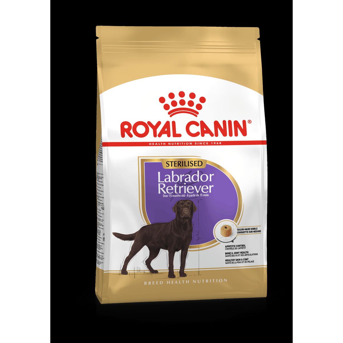 Royal Canin Labrador Retriever Sterilised Adult - Til steriliserede hunde over 15 måneder. hund. (12 kg)