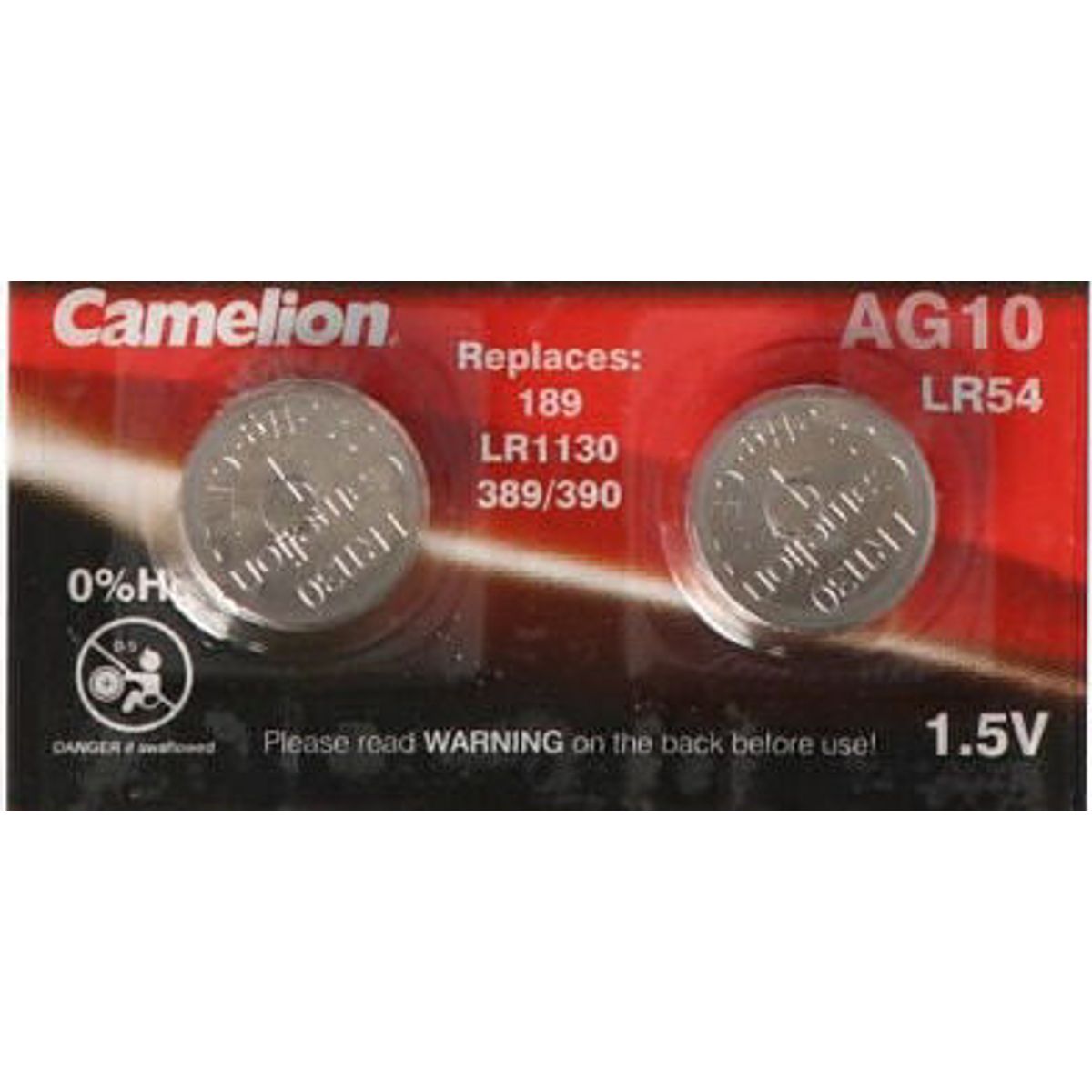 Camelion AG10/LR1130, 2-pak