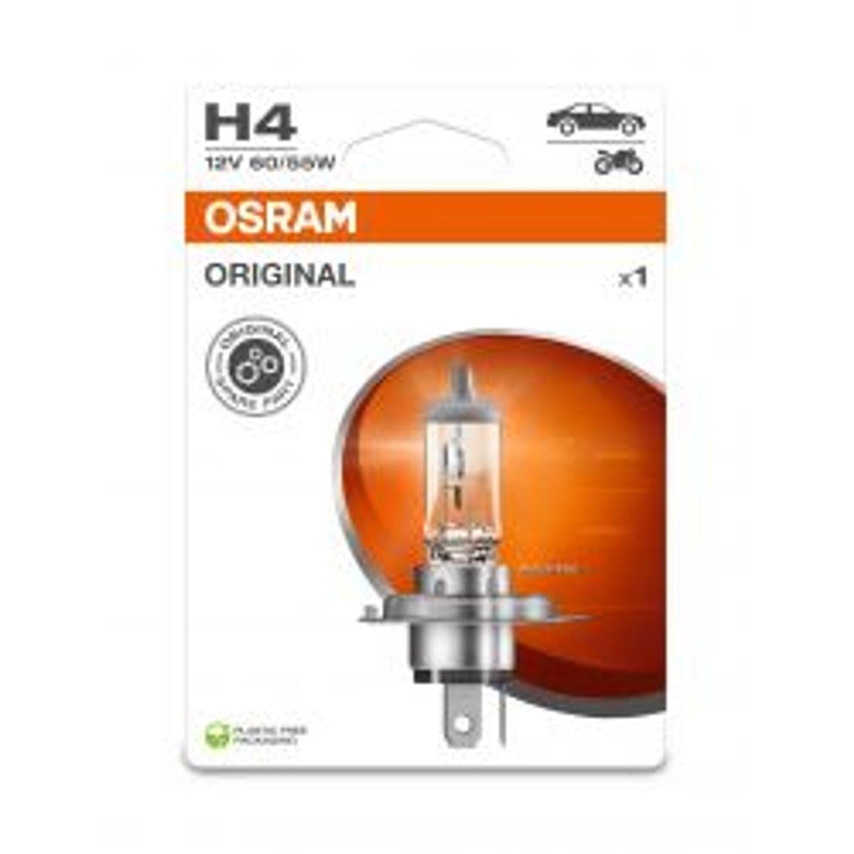 Osramautomotive H4 60/55w 12v P43t Bli1 - Pære