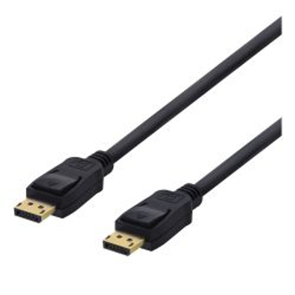 Deltaco Displayport Cable, 5m, 4k Uhd, Dp 1.2, Black - Ledning