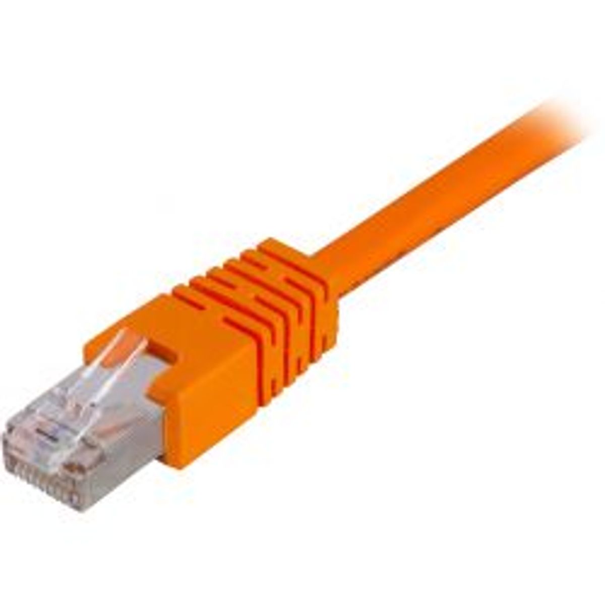 Deltaco F/utp Cat6 Patch Cable 2m, Orange - Ledning