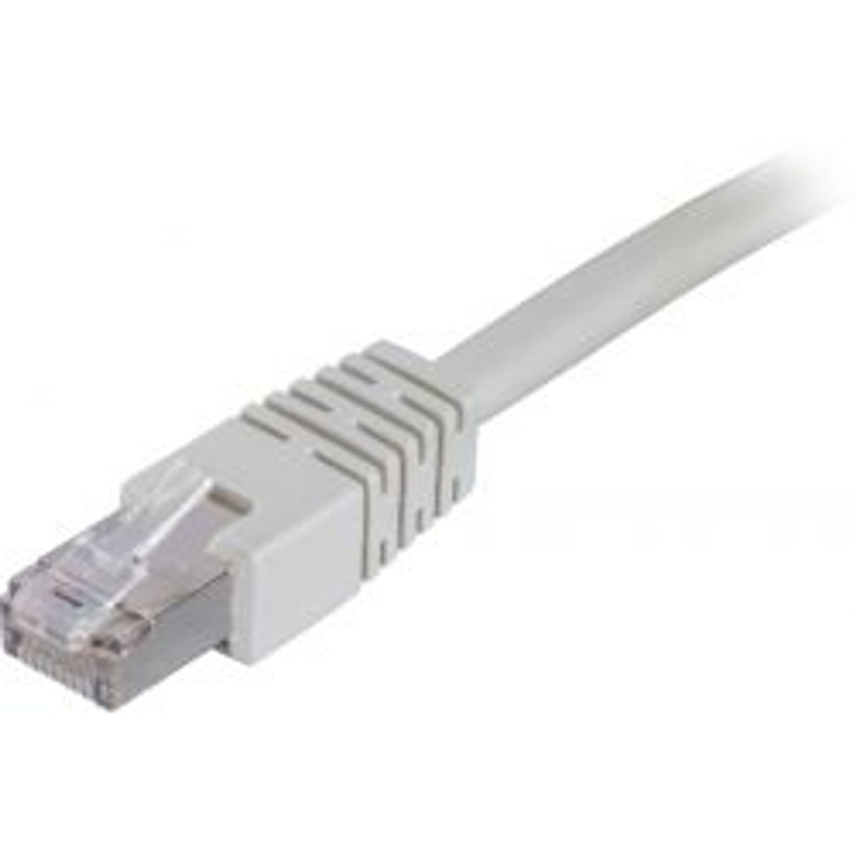 Deltaco F/utp Cat6 Patch Cable, Lszh, 1m, Grey - Ledning