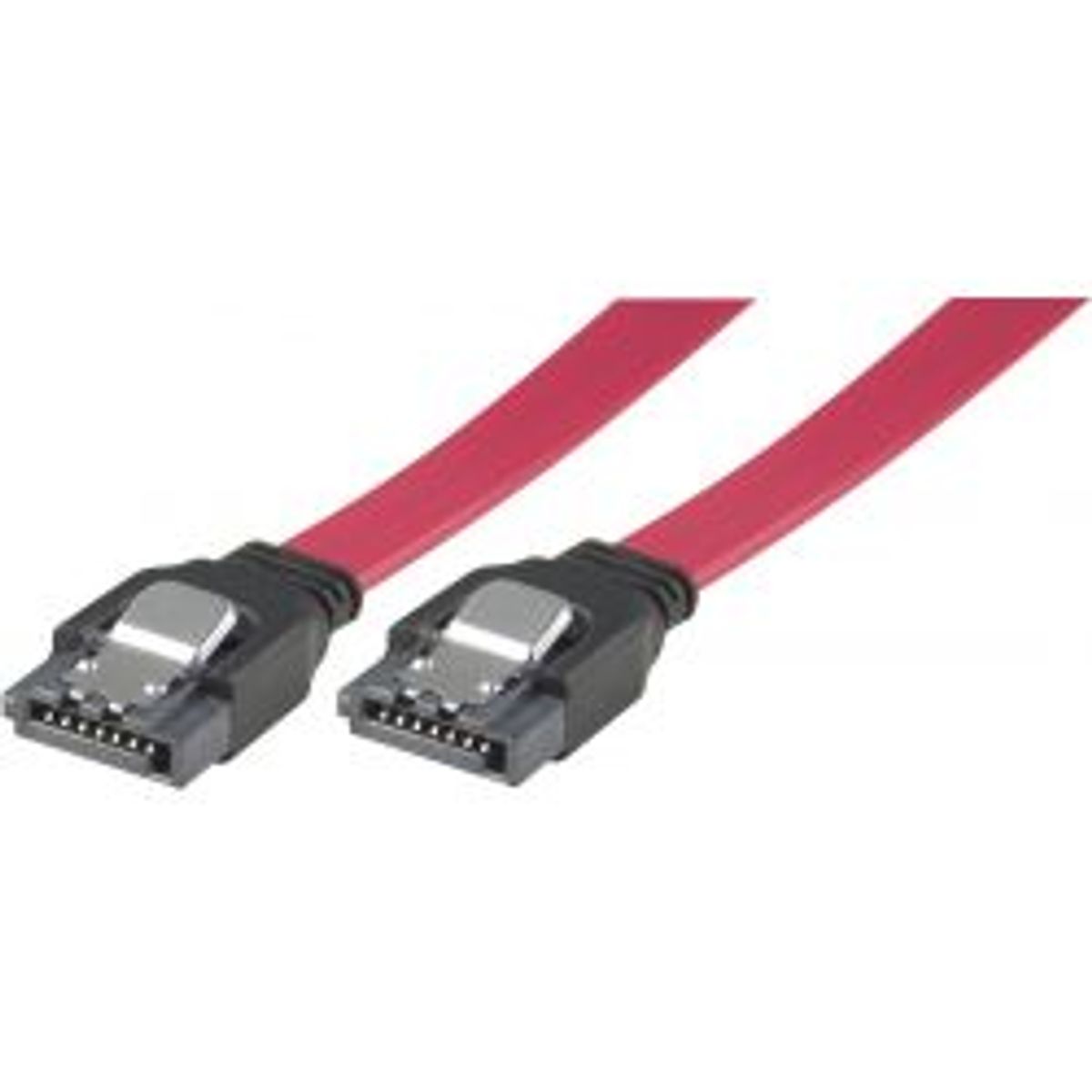 Deltaco Sata/sas Cable, Lock-clip, Straight-straight, 0.5m - Ledning