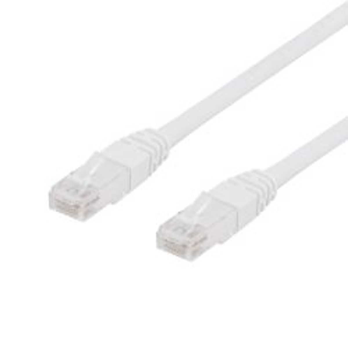 Deltaco U/utp Cat6 Patch Cable, (lszh), 1.5m, White - Ledning